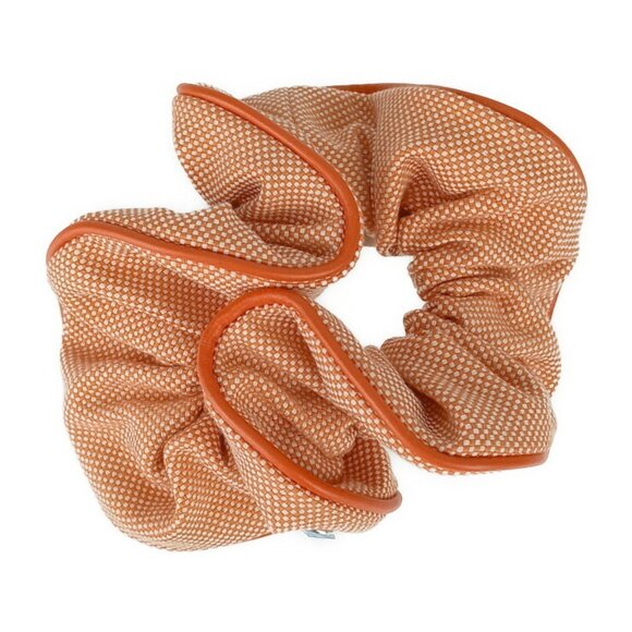 HERMES Orange Scrunchie - Picture 3 of 7